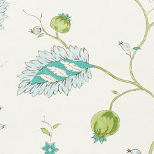 Load image into Gallery viewer, Schumacher Maryam Vine Wallpaper 5011600 / Peacock