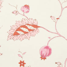 Load image into Gallery viewer, Schumacher Maryam Vine Wallpaper 5011602 / Pink &amp; Red