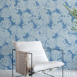 Schumacher Del Coco Wallpaper 5011630 / Marine