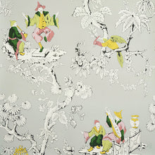 Load image into Gallery viewer, Schumacher Chinoiserie Moderne Wallpaper 5011652 / Soft Grey