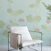 Load image into Gallery viewer, Schumacher Kireina Lotus Wallpaper 5011690 / Coral Ivory