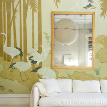 Load image into Gallery viewer, Schumacher Yashinoki Crane Wallpaper 5011700 / Gold