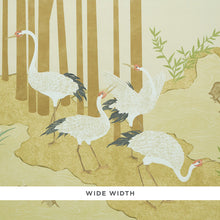 Load image into Gallery viewer, Schumacher Yashinoki Crane Wallpaper 5011700 / Gold