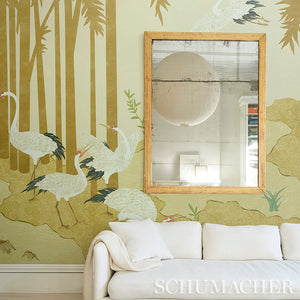 Schumacher Yashinoki Crane Wallpaper 5011701 / Willow