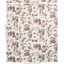 Load image into Gallery viewer, Schumacher Toile De La Prairie Wallpaper 5011712 / Brown