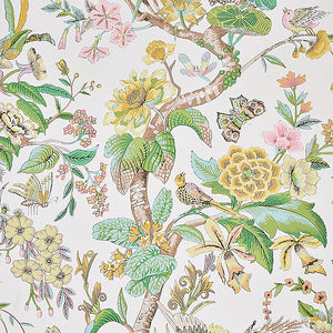 Schumacher Cranley Garden Wallpaper 5011721 / Pink