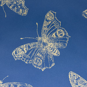 Schumacher Burnell Butterfly Wallpaper 5011741 / Blue