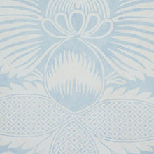 Load image into Gallery viewer, Schumacher Villandry Damask Print Wallpaper 5011750 / Blue