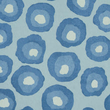 Load image into Gallery viewer, Schumacher Annabel Warp Print Wallpaper 5011771 / Blue