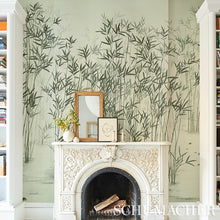 Load image into Gallery viewer, Schumacher Kanji Sisal Wallpaper 5011781 / Ochre