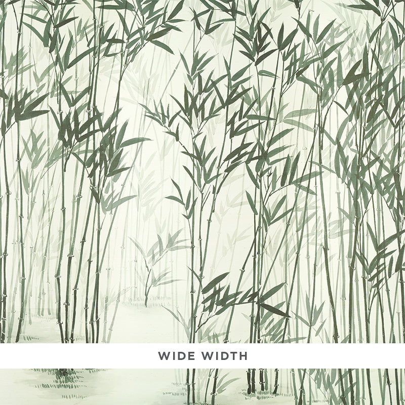 Schumacher Kanji Sisal Wallpaper 5011780 / Ink