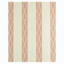 Load image into Gallery viewer, Schumacher Sequoia Stripe Sisal Wallpaper 5011810 / Russet