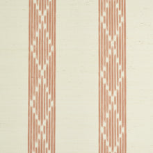 Load image into Gallery viewer, Schumacher Sequoia Stripe Sisal Wallpaper 5011810 / Russet