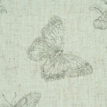 Load image into Gallery viewer, Schumacher Baudin Butterfly Linen Wallpaper 5011830 / Black