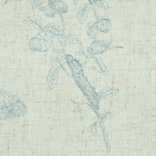 Load image into Gallery viewer, Schumacher Baudin Butterfly Linen Wallpaper 5011831 / Blue