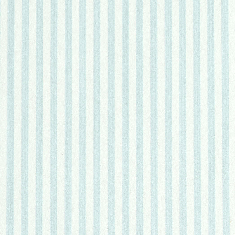 Schumacher Edwin Stripe Narrow Wallpaper 5011860 / Sky