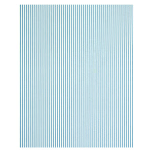 Schumacher Edwin Stripe Narrow Wallpaper 5011864 / Ocean