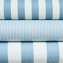 Load image into Gallery viewer, Schumacher Edwin Stripe Narrow Wallpaper 5011865 / Slate