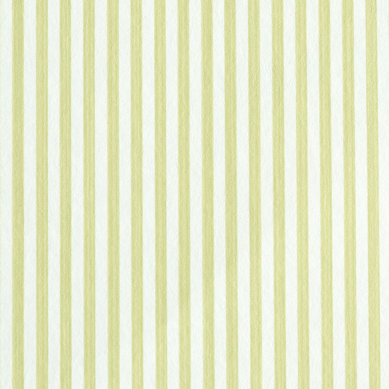 Schumacher Edwin Stripe Narrow Wallpaper 5011868 / Citron