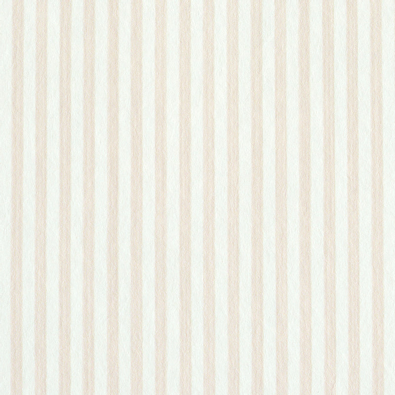 Schumacher Edwin Stripe Narrow Wallpaper 5011874 / Blush