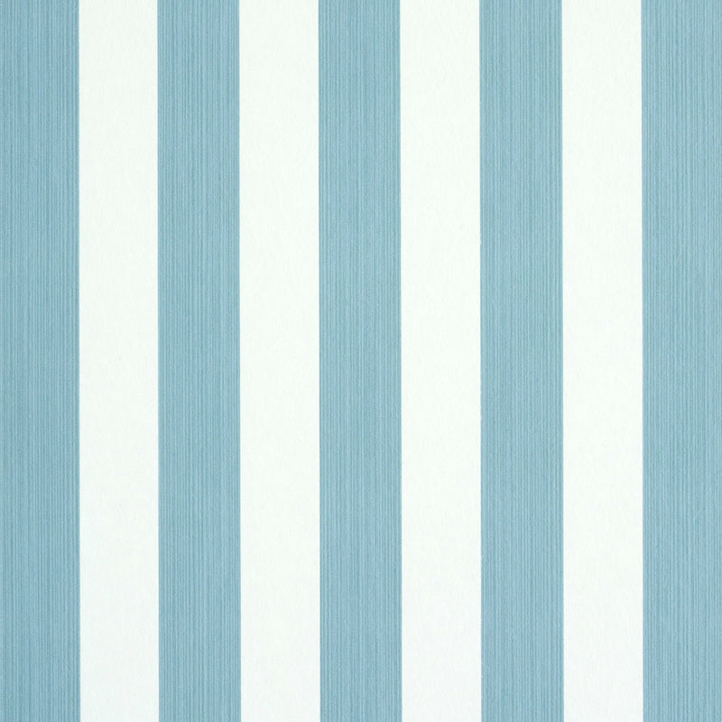 Schumacher Edwin Stripe Medium Wallpaper 5011885 / Slate