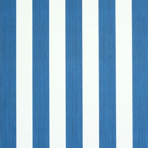 Schumacher Edwin Stripe Medium Wallpaper 5011887 / Navy