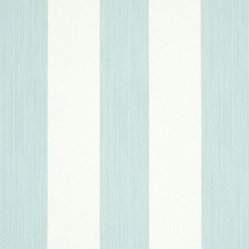 Schumacher Edwin Stripe Wide Wallpaper 5011902 / Mineral