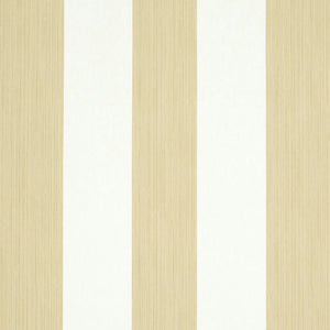 Schumacher Edwin Stripe Wide Wallpaper 5011911 / Sand