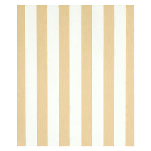 Schumacher Edwin Stripe Wide Wallpaper 5011912 / Wheat