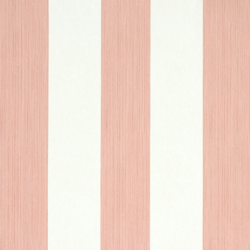 Schumacher Edwin Stripe Medium Wallpaper 5011915 / Pink