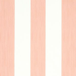 Schumacher Edwin Stripe Wide Wallpaper 5011915 / Pink