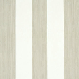 Schumacher Edwin Stripe Wide Wallpaper 5011918 / Linen