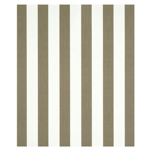 Schumacher Edwin Stripe Wide Wallpaper 5011919 / Mushroom