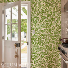 Load image into Gallery viewer, Schumacher Temple Garden II Wallpaper 5011960 / Green