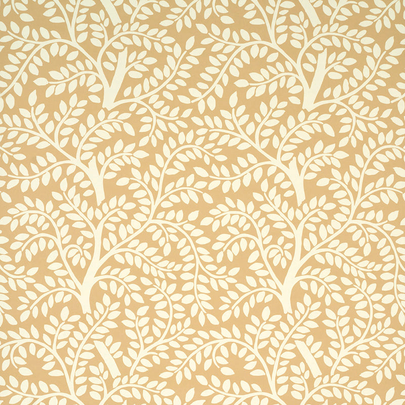 Schumacher Temple Garden II Wallpaper 5011961 / Sand