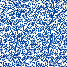 Load image into Gallery viewer, Schumacher Temple Garden II Wallpaper 5011962 / Blue