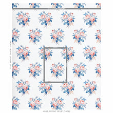 Load image into Gallery viewer, Schumacher Loudon Rose Wallpaper 5012032 / Rose &amp; Blue