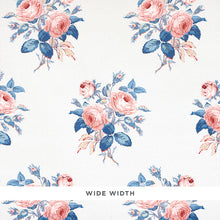 Load image into Gallery viewer, Schumacher Loudon Rose Wallpaper 5012032 / Rose &amp; Blue