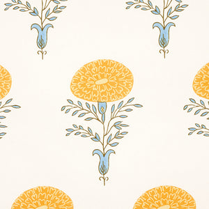 Schumacher Marigold Wallpaper 5012071 / Yellow