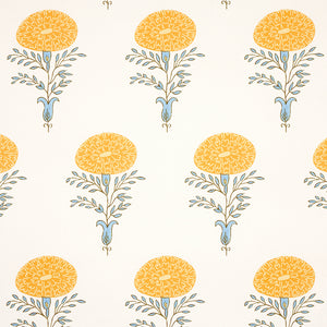 Schumacher Marigold Wallpaper 5012071 / Yellow