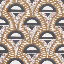 Load image into Gallery viewer, Schumacher Abelino Wallpaper 5012080 / Camel &amp; Black