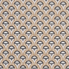 Load image into Gallery viewer, Schumacher Abelino Wallpaper 5012080 / Camel &amp; Black