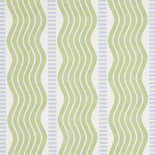 Load image into Gallery viewer, Schumacher Sina Stripe Wallpaper 5012120 / Green