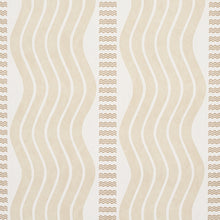Load image into Gallery viewer, Schumacher Sina Stripe Wallpaper 5012121 / Sand