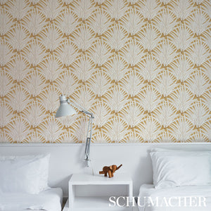 Schumacher Zenada Wallpaper 5012241 / Gold