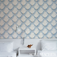 Load image into Gallery viewer, Schumacher Zenada Wallpaper 5012242 / Blue