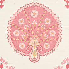 Load image into Gallery viewer, Schumacher Chamba Crown Sisal Wallpaper 5012281 / Pink
