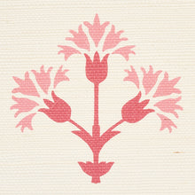 Load image into Gallery viewer, Schumacher Chamba Crown Sisal Wallpaper 5012281 / Pink