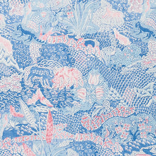 Load image into Gallery viewer, Schumacher Amaltas Panel Wallpaper 5012330 / Blue &amp; Red