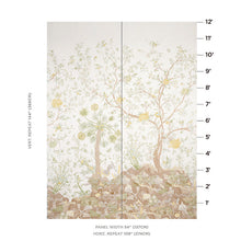 Load image into Gallery viewer, Schumacher Amaltas Panel Wallpaper 5012332 / Green &amp; Yellow